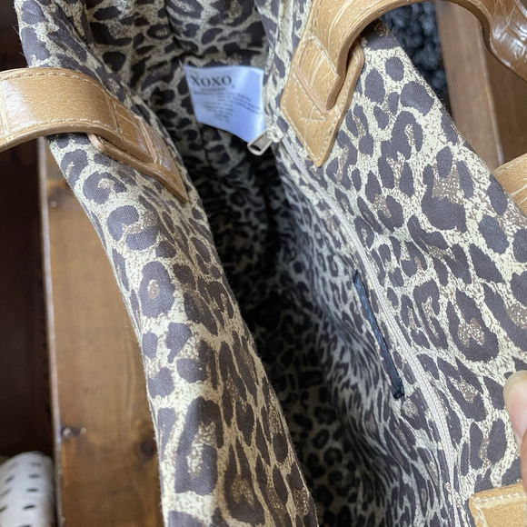 XOXO Straw Bag W/Leather Accent Heart Cutout Classic Trendy Travel BeachFun 12” - Picture 6 of 14